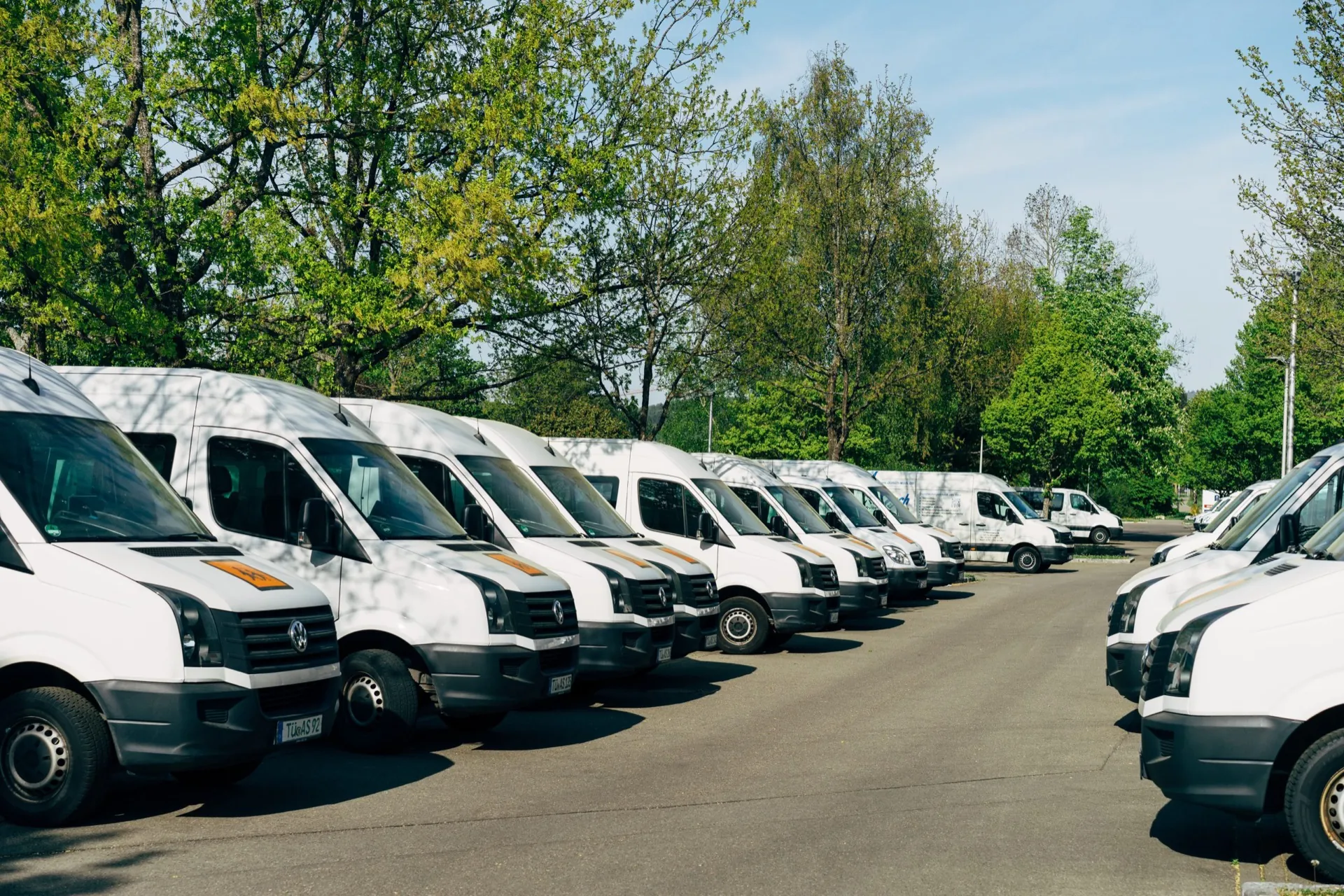 Flotila dodávek pro automobilovou dopravu