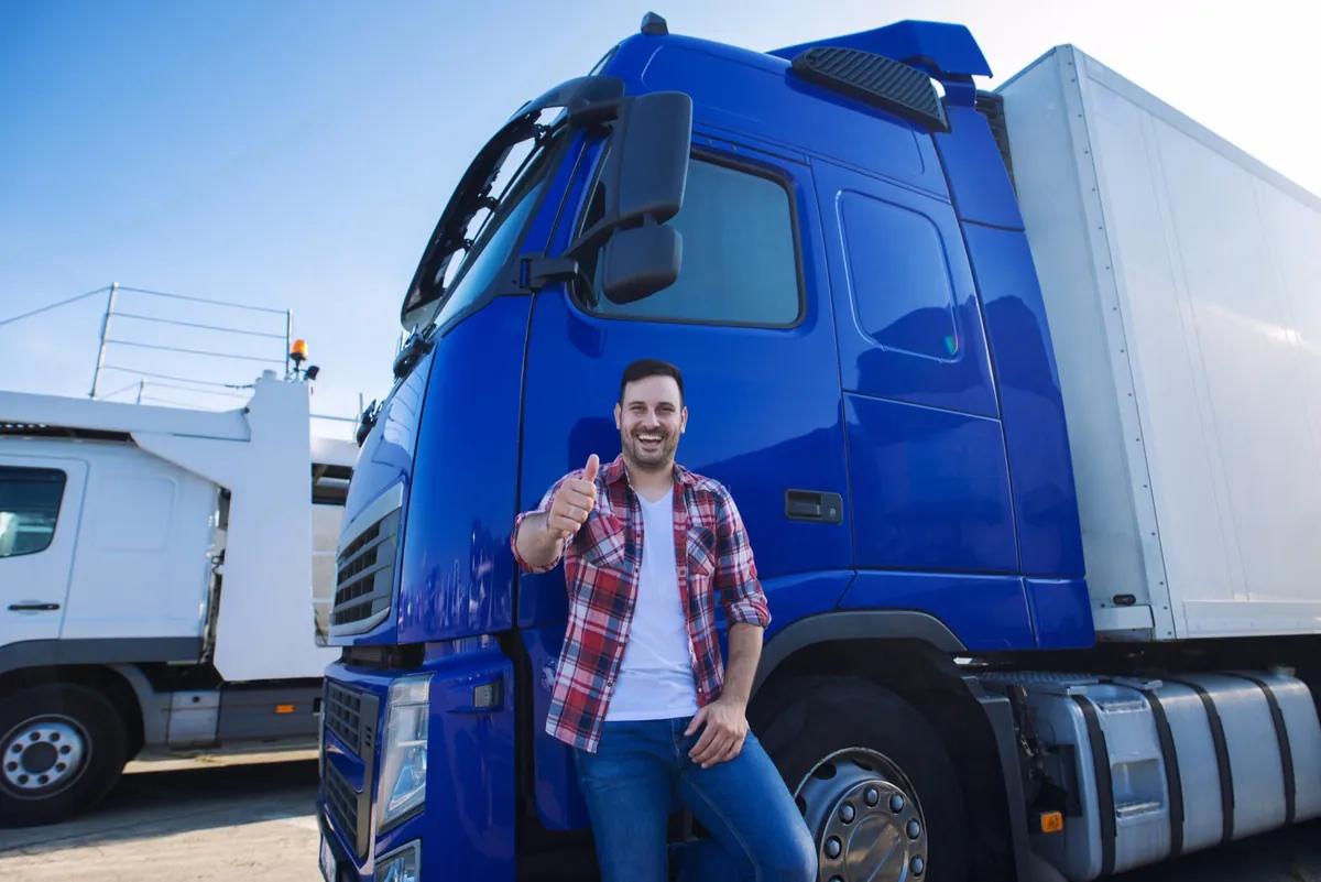 Řidič kamionu Logistiky Praha